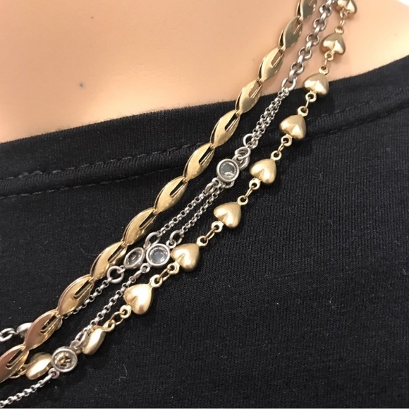 Vintage Juicy Couture 3 strings Chains necklace with Pendant - Picture 4 of 17